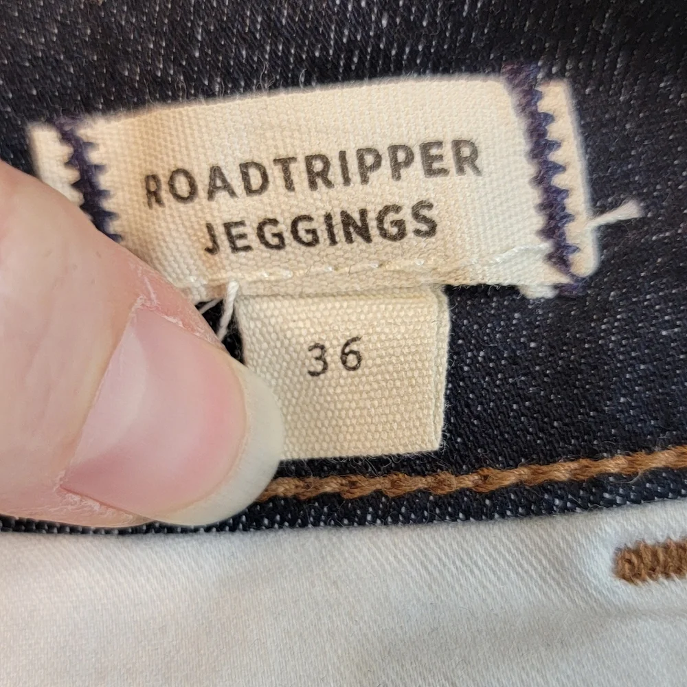 Madewell Roadtripper Jeggings Jeans Womens Skinny Highwaist Dark Wash‎ Size 36